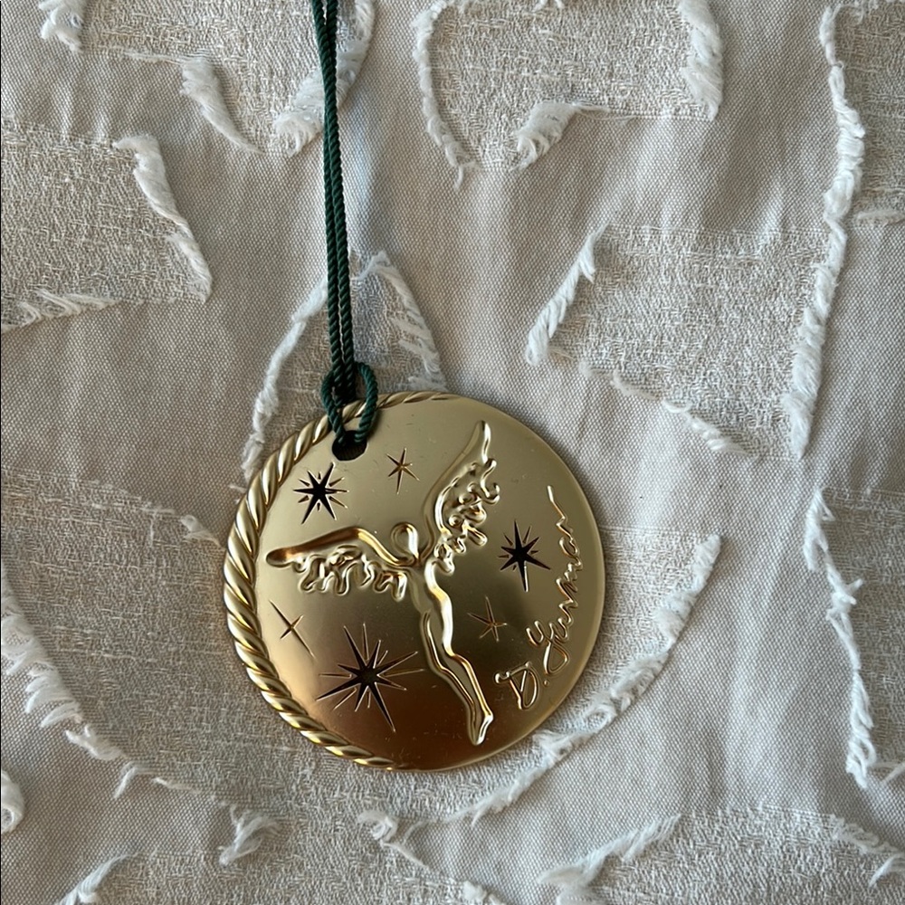 David Yurman Christmas 2025 Gold Angel Ornament